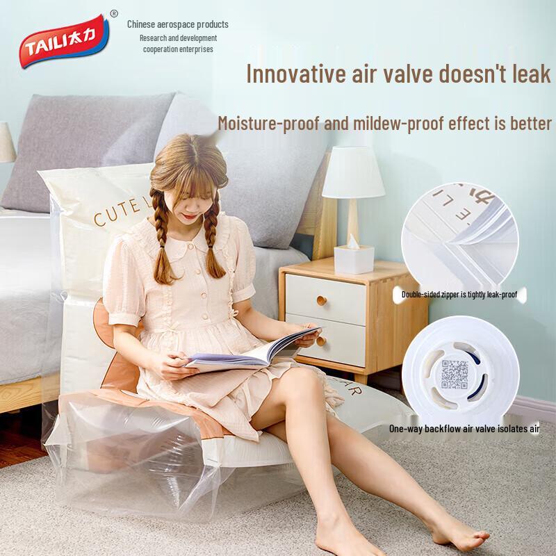 Taili 11-Piece Dual-Use Vacuum Storage Bag Set with Hand Pump