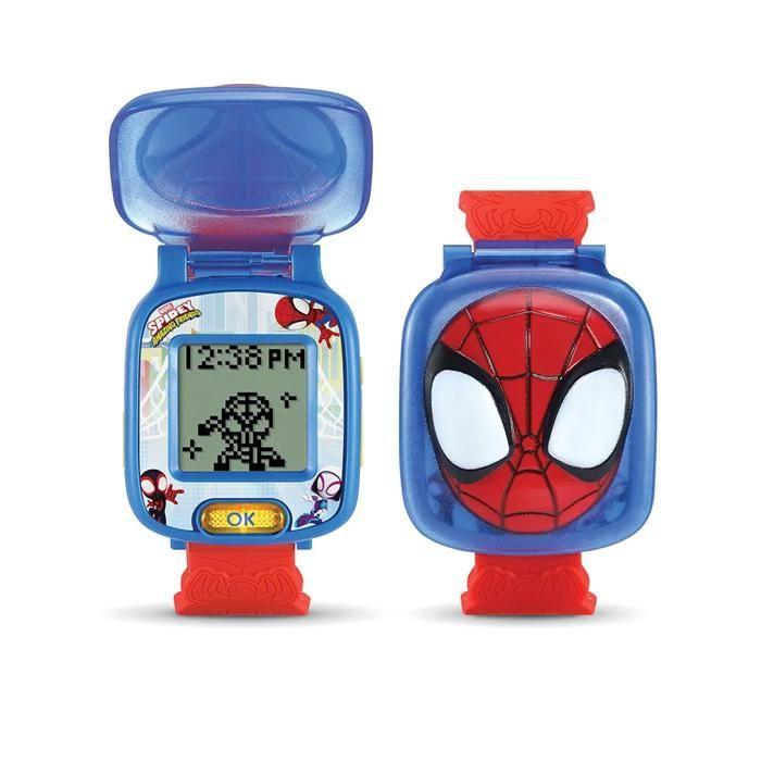 Montre Éducative - VTech - Spidey et Son Super Équipe - Bleu - 3 ans et plus - Jeux interactifs