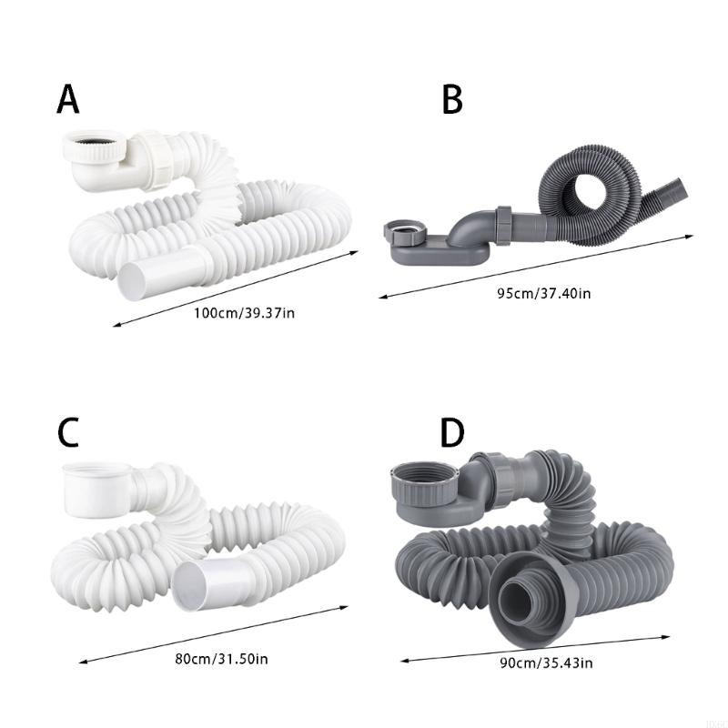 Bathtub Shower Drain Pipe Quick Install Bath Tub Drain Pipe Replacement Flexible Freestanding Tub Drain Easy to Install HX6C