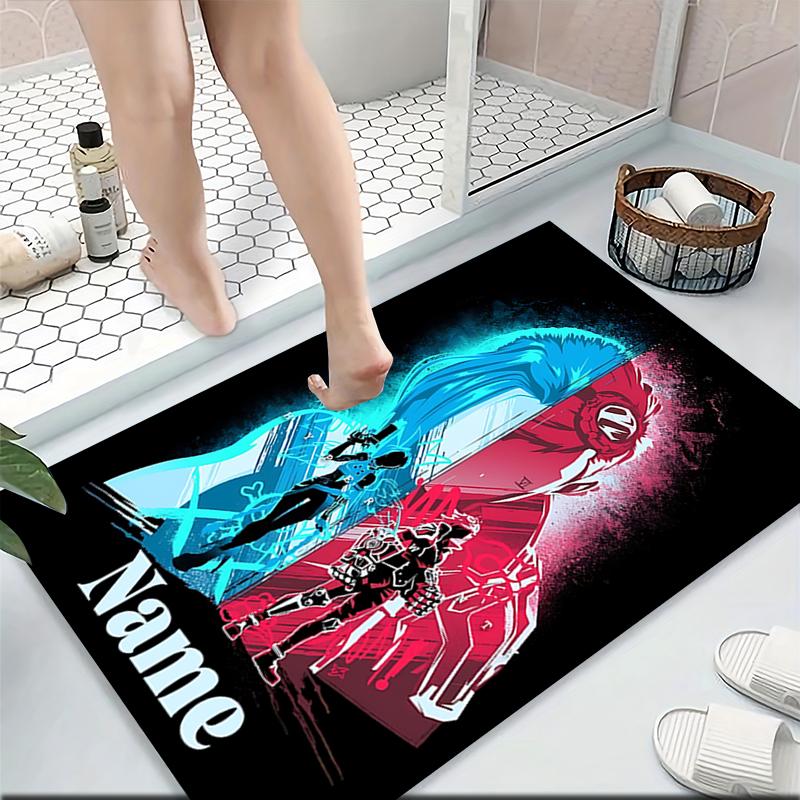 Custom Name Knight's Legend" Carpet Rug Customizable Soft Washable Anti-Slip Home Living Room Sofa Mats Personalized Rug. 0909168