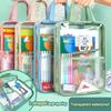 Large-capacity Tote School Bag Transparent Test Papers Document Bag Portable Tutorial Bag  Student