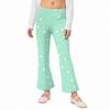 Girls' Flared Leggings - Printed Bell Bottom Pants