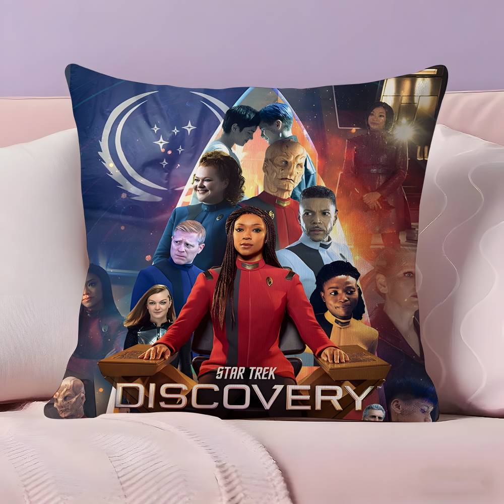 Science Fiction Movie S-Star Trek Pillow Case Ultra Soft Skin Friendly Fabric Cloud Like Comfort & Concealed Zipper