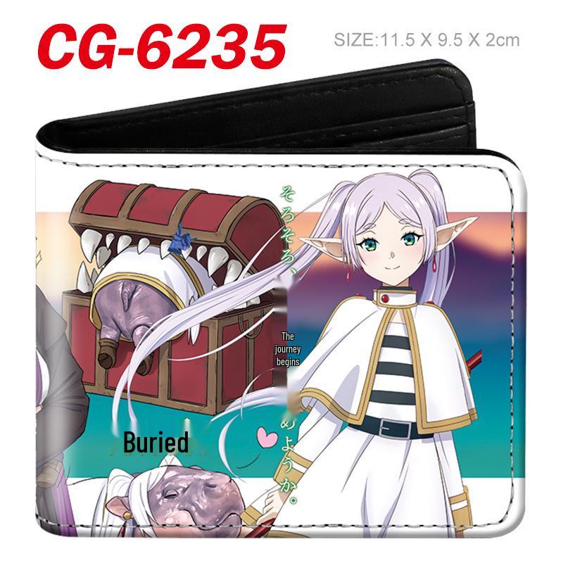 Frieren: Beyond Journey's End 3D Anime Coin Purse - Stereoscopic Embossed Cartoon Design