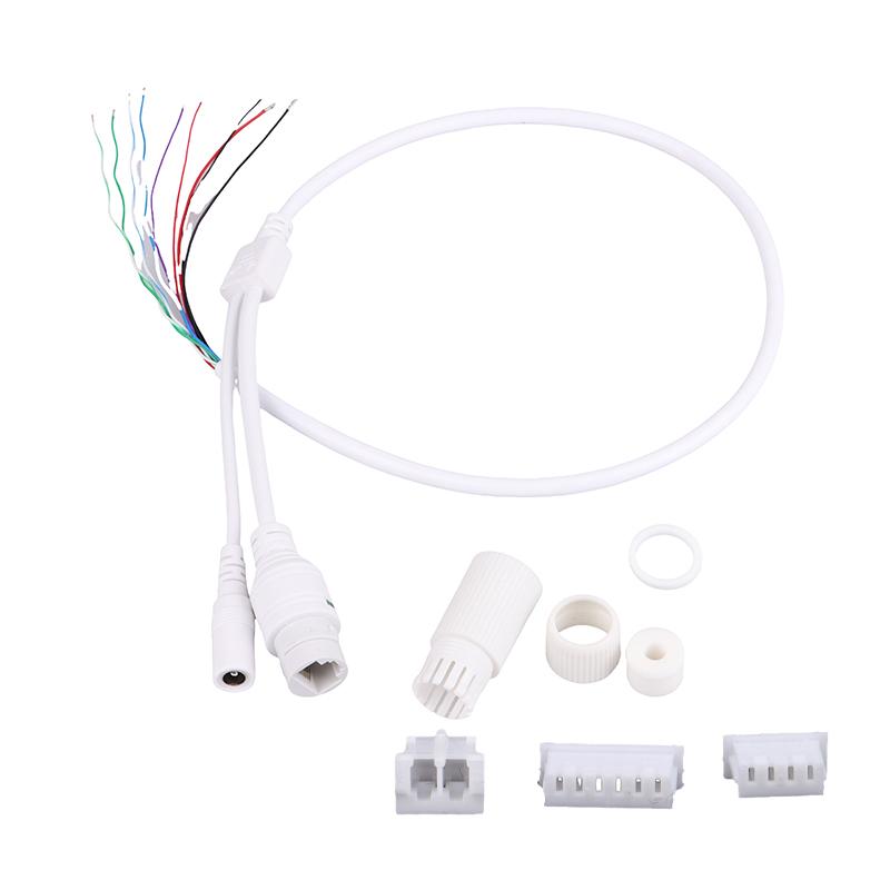 

48V To 12V Poe Cable With Dc Audio Ip Camera Rj45 Cable For Cctv Ip Camera білий