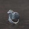 Swallow Falling Finger Ring, Antique Niche Design, Retro Swallow, Light and Luxurious Temperament