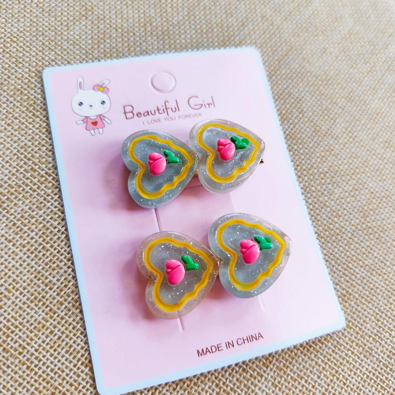 

Cute Bunny & Bear Tulip Hair Clips for Girls