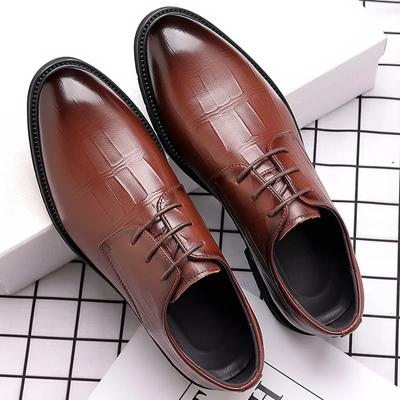 Business Lederschuhe für Herren Anzugschuhe Party Herren Kleiderschuhe Schwarz Braun Gitter Bequem Hochzeit Basic Schuhe Herren Slipper