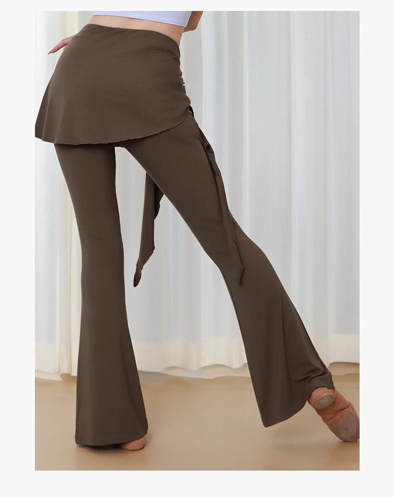 Damen Schwarze Culottes mit geradem Bein für Modernen Chinesischen Tanz