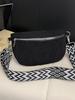 Niche Women's Autumn 2025 Fashion Saddle Crossbody Bag - Solid Color, Simple Design.