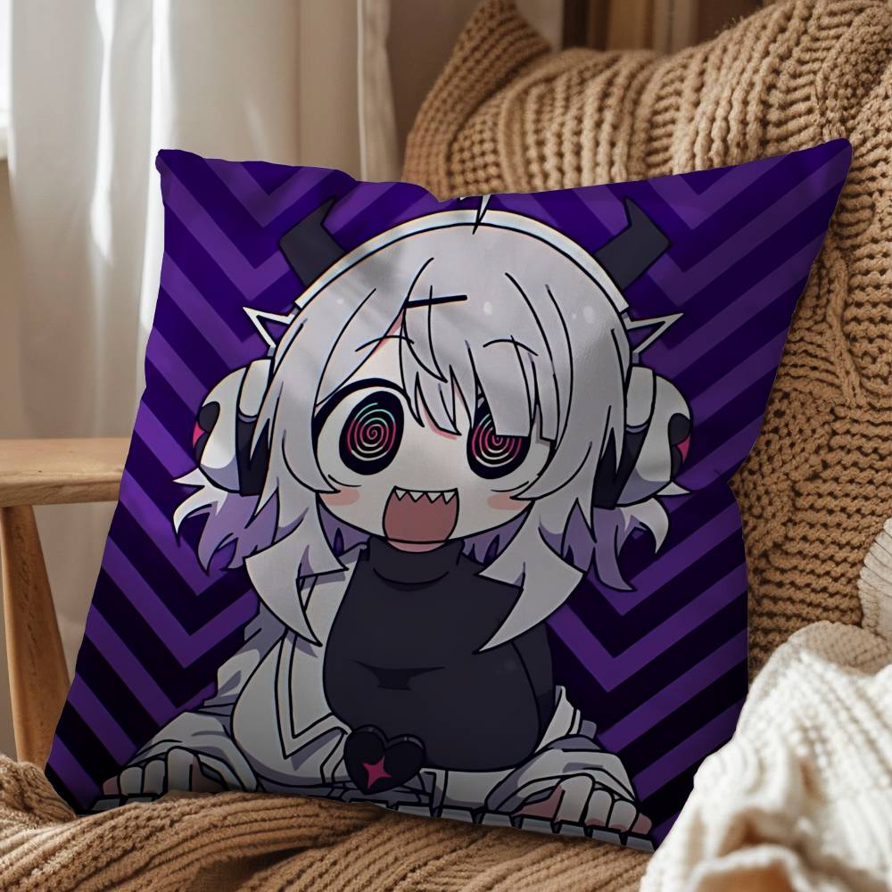game Yunyun Syndrome Rhythm Psychosis Pillow Case Sofa Living Room Bedroom Headboard Backrest Cushion Square Cushion Nap Time