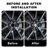 4Pcs Car Wheel Center Hub Cap 56mm Emblem Decal Wheel Sticker for Mercedes Benz AMG W108 B/C Class C200L GLC GLE CLA W205 W204