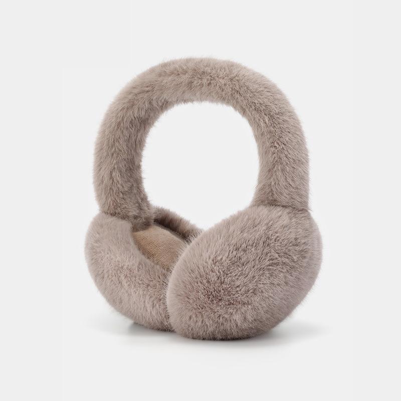 

WTEMPO 1 шт. зимние плюшевые наушники из искусственного меха, противозамерзающие, ветрозащитные, складные, мягкие, удобные, грелки для ушей 1PC хаки