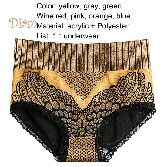 Slip Vita Alta Solleva Glutei Poliestere Grafene Mutandine da Donna