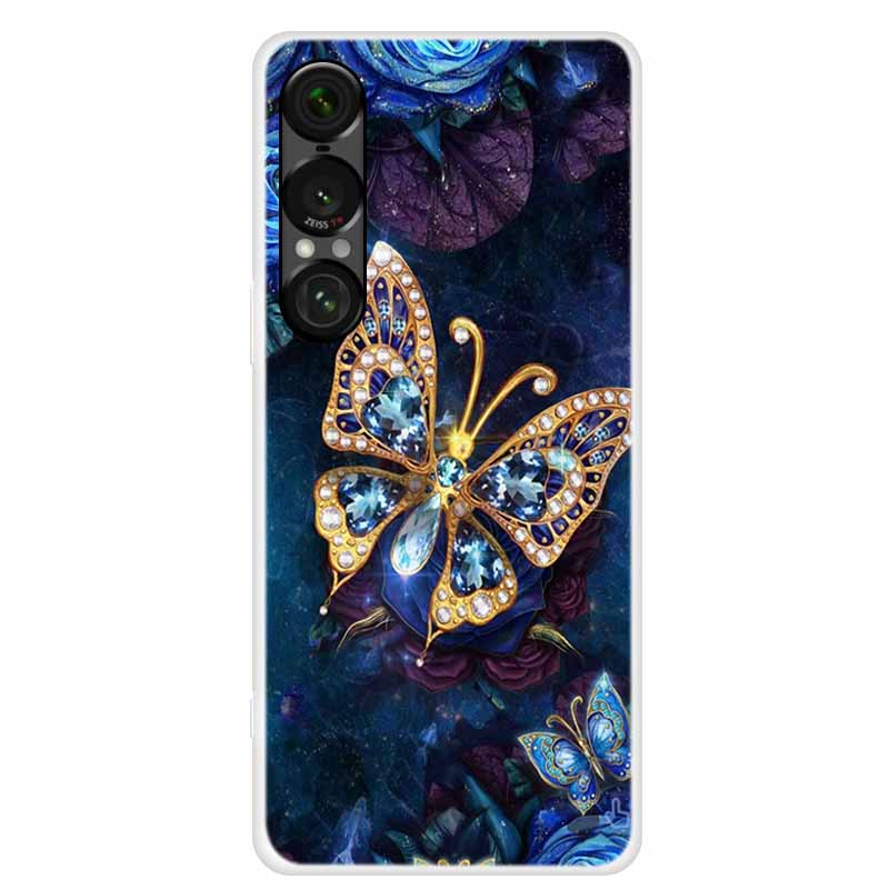 

For Sony Xperia 1 VII 5G Case Animals Soft Silicone TPU Phone Cases Back Cover for Sony Xperia1 VII Lion Clear Protective Capa For Xperia 1 VII