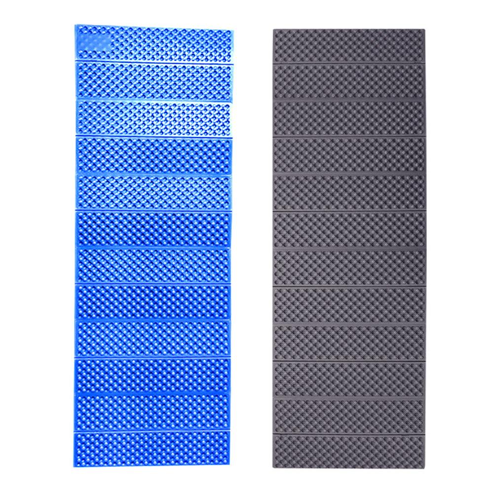Foam Sleeping Pad Waterproof Egg Nest Sleeping Cushion Foldable Egg Crate Foam Sleeping Pad for Hiking Camping and Backpacking синий