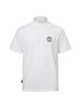 PIRETTI Elite Seersucker Mock Neck T-Shirt M_White