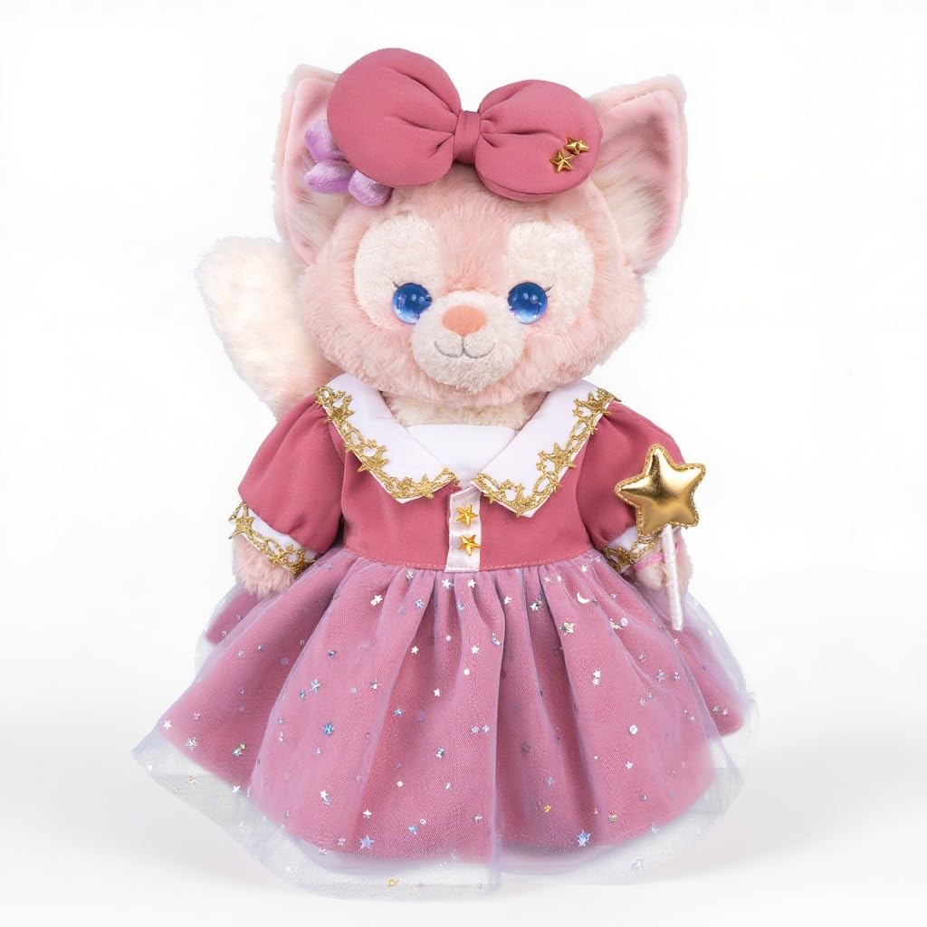 Duffy's new friends, Linabelle and StellaLou, star-patterned red costume, interchangeable, size S (no accessories included) [Used]