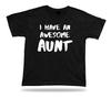 Awesome Aunt Funny Family Cousin Birthday Present T‑Shirt