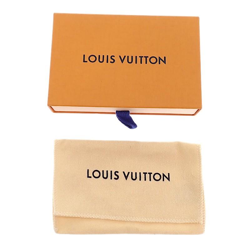 LOUIS VUITTON  M64177 Monogram key ring black metal mens