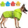 Reflective Strip Dog Hooded Raincoat Waterproof Pet Fluorescent Clothes  Labrador Retriever