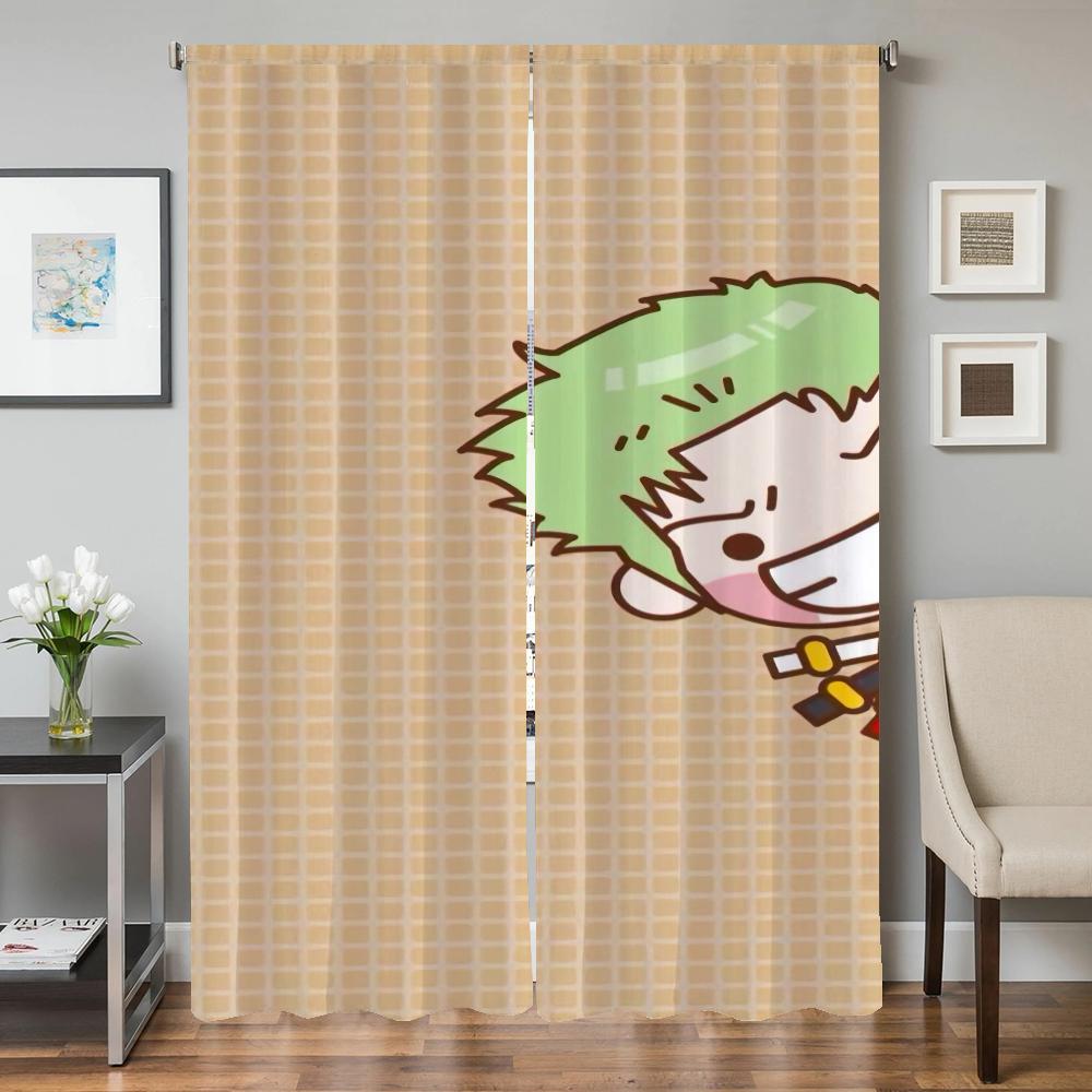 Window Kitchen Curtains for Living Room 2 Pieces Blackout Curtains Door Curtain O-one P-piece Partition Bedroom Decoration Shade