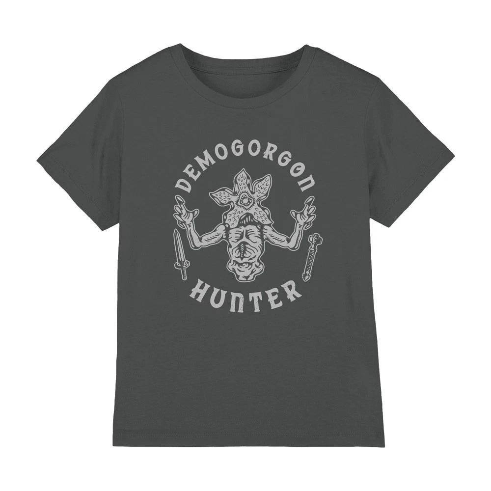 

Stranger Things Demogorgon Hunter Kids T-shirt 7-13 Years, Charcoal 150