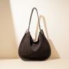 Geantă tote suport față piele întoarsă 2025 toamnă și iarnă nouă capacitate mare navetă sens high-end piele de vacă umăr sub braț geantă de damă
