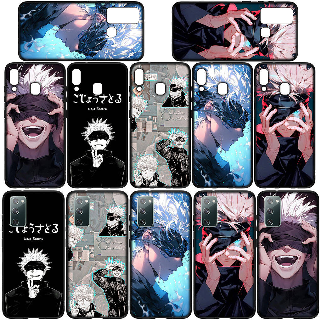 Cover for iPhone 17 16 15 Xiaomi Poco Redmi Note 14 13 12 Pro 16e Samsung Galaxy S25 S24 S23 OPPO Huawei Cartoon Jujutsu Gojo Satoru Kaisen Phone Case