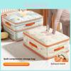 Transparent Pvc Travel Storage Bag With Mesh Compression For Moving And Packing