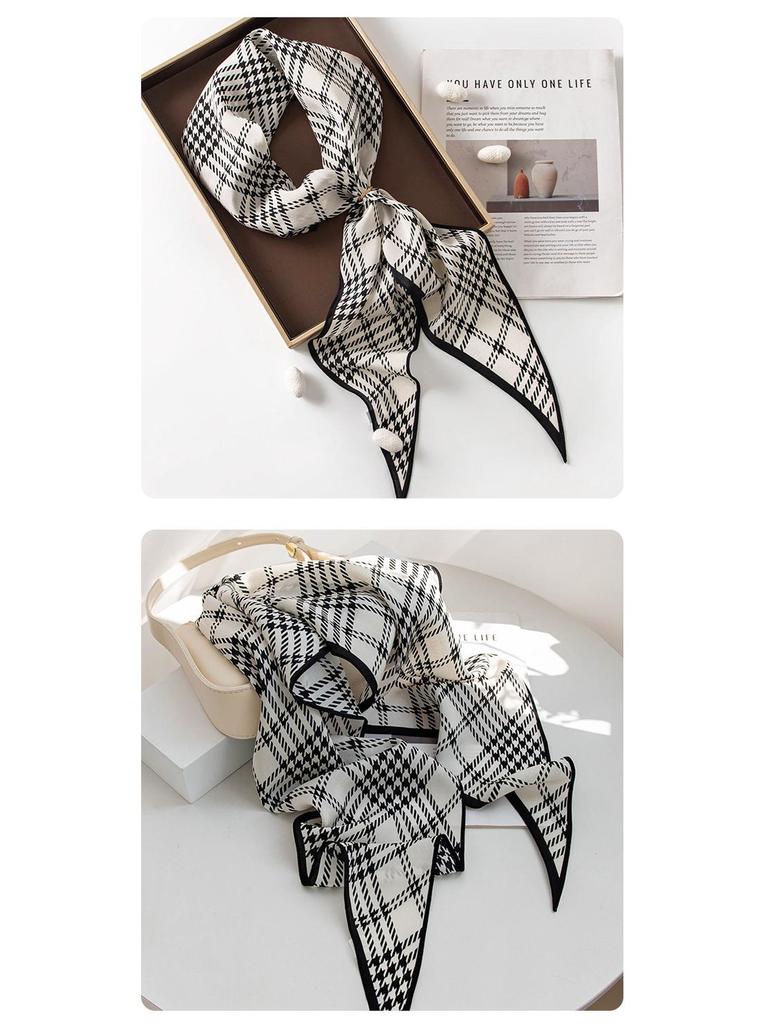 Elegant Versatile 100% Mulberry Silk Scarf: Autumn Women's Crepe de Chine Sunscreen Shawl