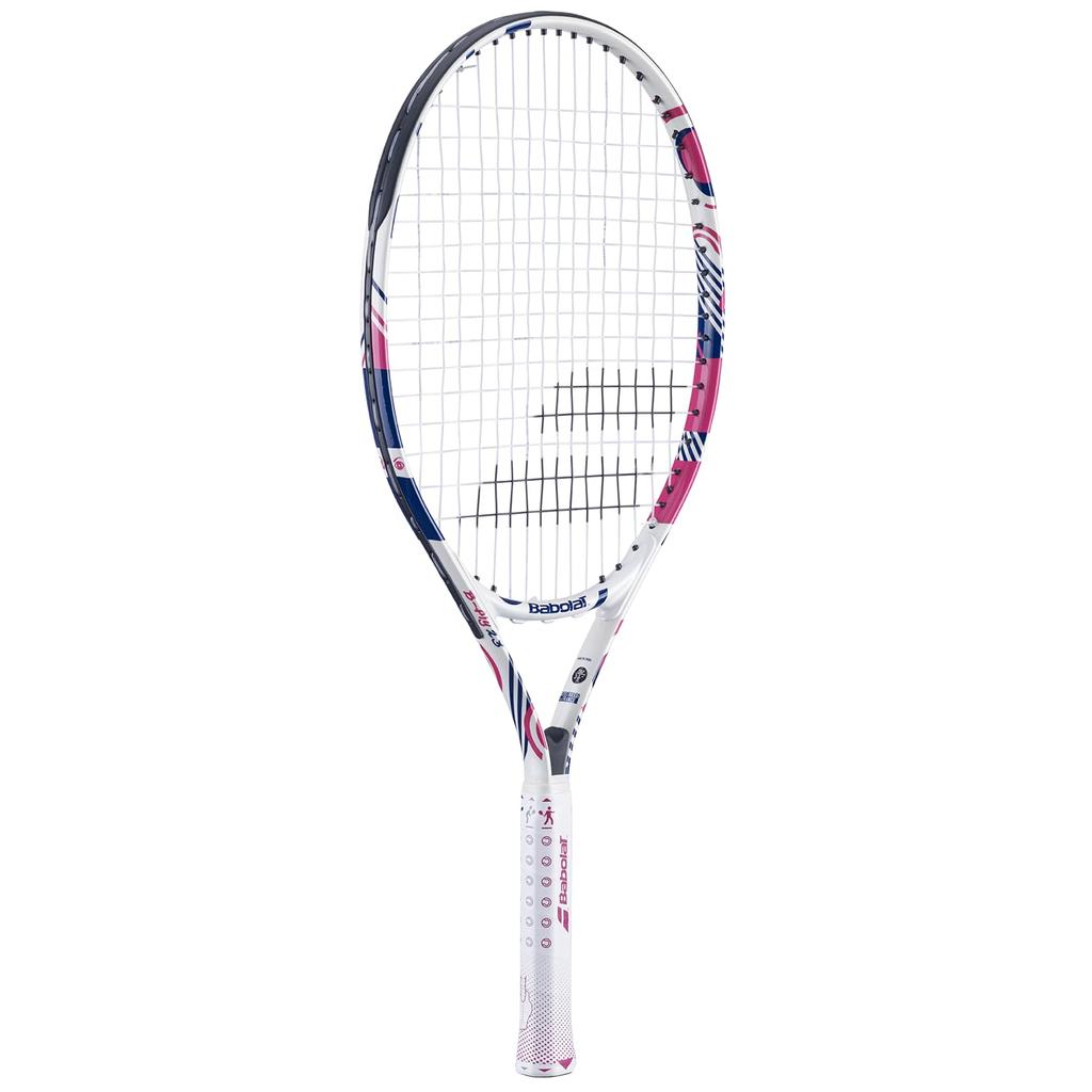 Babolat Junior Tennis Racket B'Fly 23-inch (White/Pink)