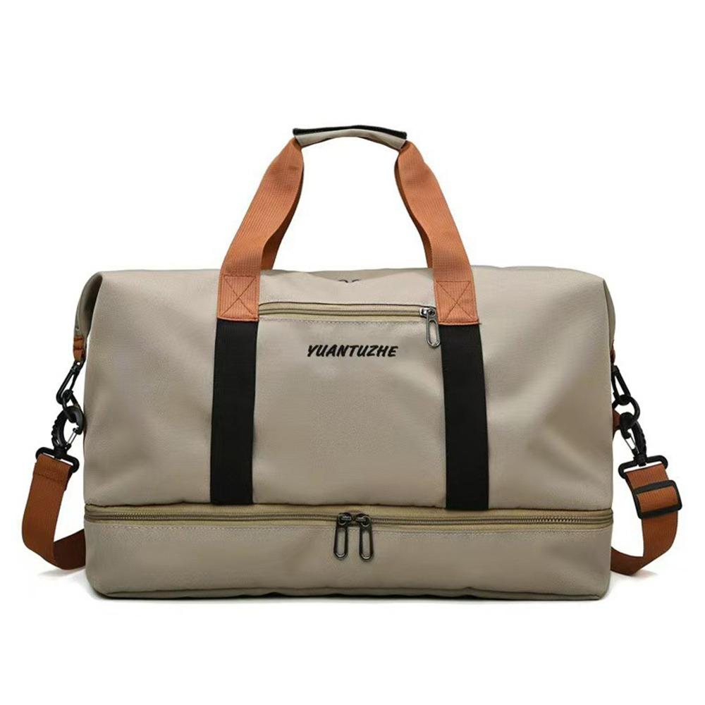 Separate Wet Dry Portable Gym Bag Waterproof Design Portable Handle Gym Suitcase Large Capacity Travel Duffle Bag