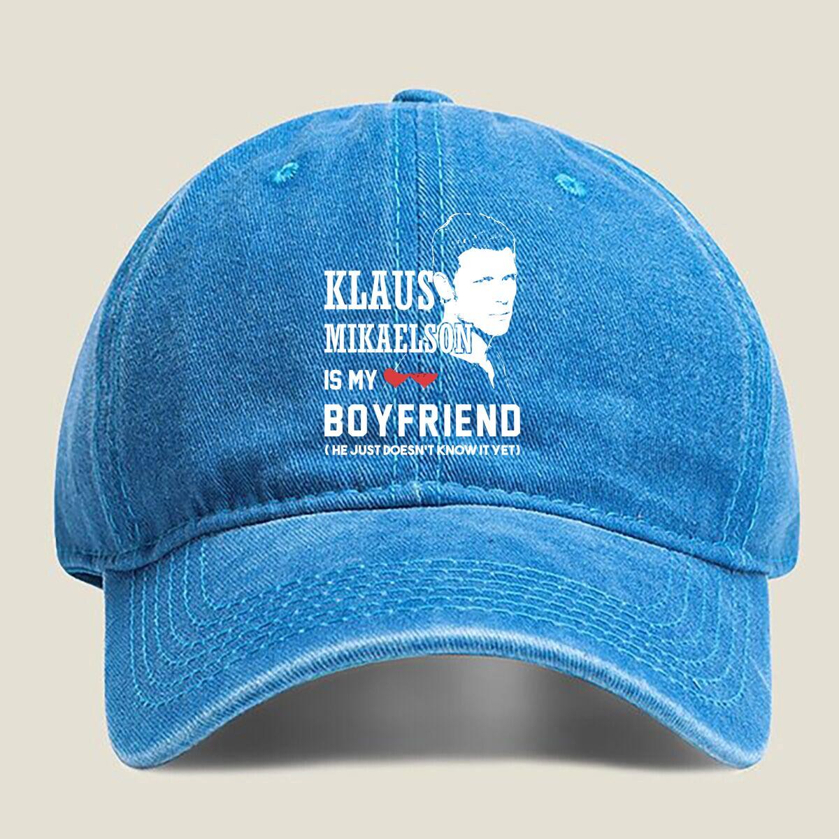Klaus Mikaelson Boyfriend Washed Baseball Cap One Size озеро синий