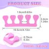 14 Pcs Toe Separators for Women Pedicure, Toe Separators for Pedicure, Pedicure Toe Separators, Comfortable Toe Dividers for Nail Art, Polishing,