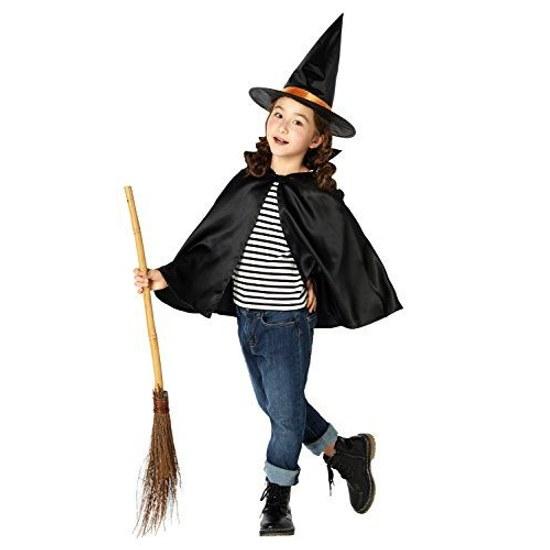 Clearstone Cosplay Halloween Witch Set Kids Unisex Black