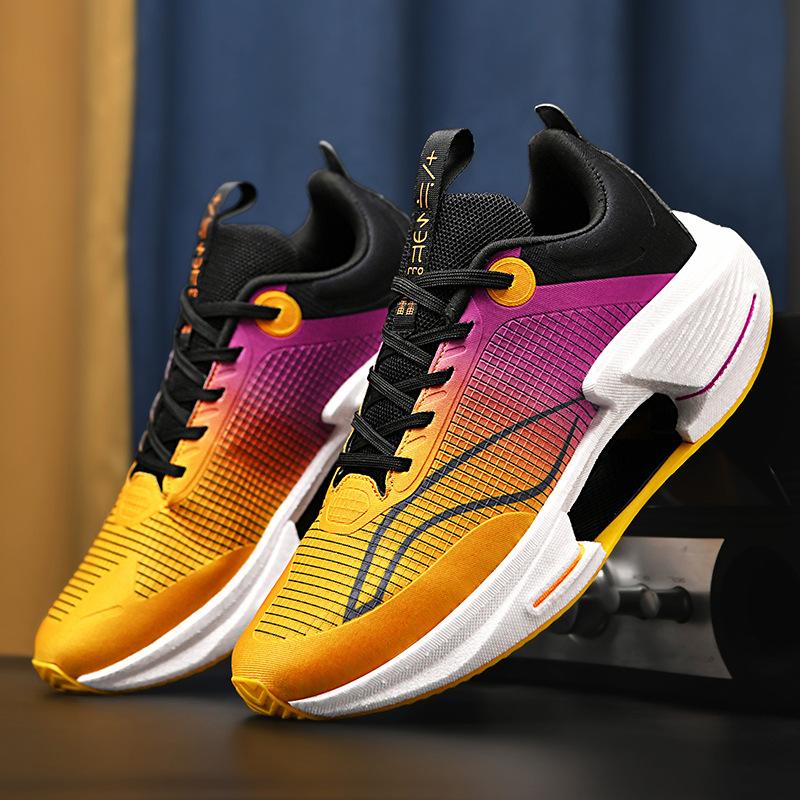 

Cheap peerless generation + technology running shoes ultra-light sneakers breathable popcorn red rabbit running shoes 45