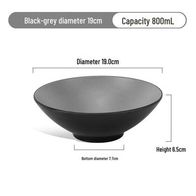 Jingyu Melamine Two-Tone Douli Noodle Bowl