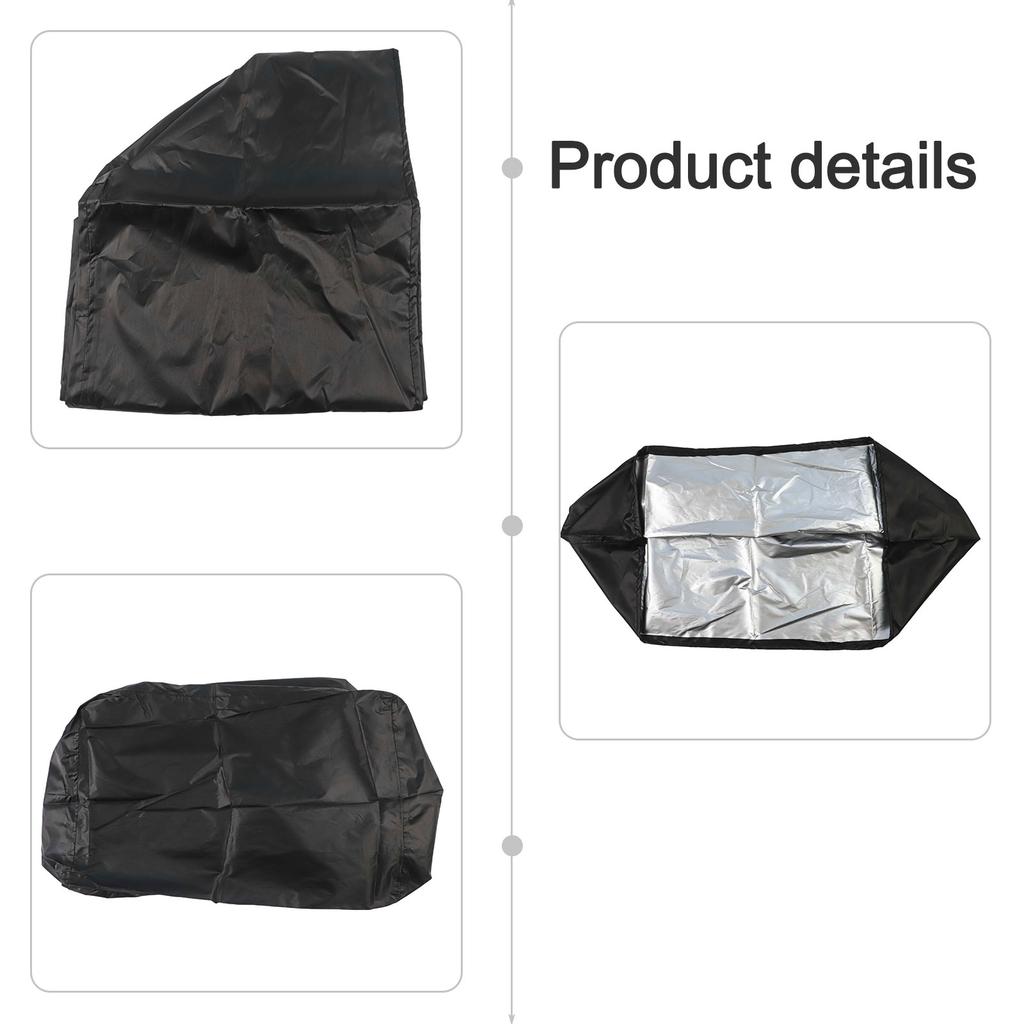 Outdoor Usage Generator Cover Dustproof Generator Cover Heavy Duty Cover Weatherproof Cover Oversized Full-bottom Opening