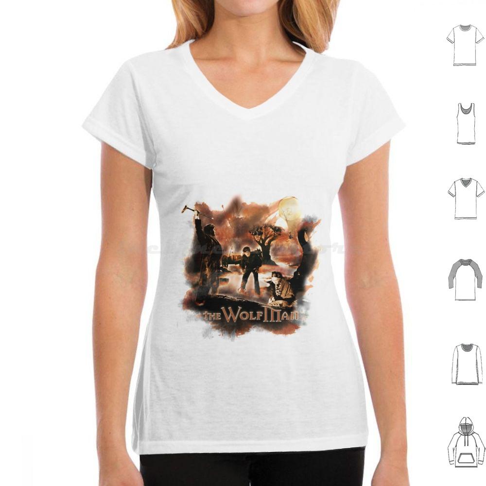 

The Wolfman T Shirt 6xl Cotton Cool Tee Horror Fan Wolf Halloween 1941 Classic Movies Werewolf Monster Wolfman Horror Classic 4XL