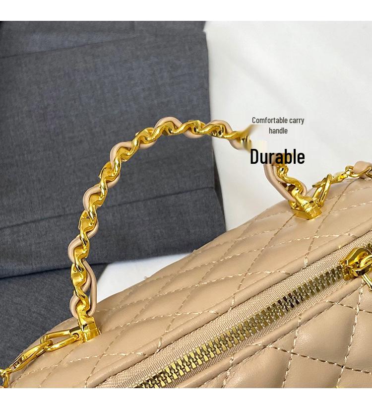 Plaid Women's Chain Bag - Autumn Design, High-End, Large Capacity Crossbody & Handbag