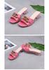 2025 Women's Fashion Fairy-Style Thin-Heeled Toe-Revealing Mid-Heel Sandals