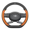 Ultra cienka Pokrowiec na Kierownicę ze Skóry Naturalnej do Hyundai Elantra, Tucson, Sonata, Santa Fe i Mistra.