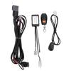 Kit de Chicote Elétrico para Barra de Luz LED 12V, 14AWG com Interruptor Liga/Desliga, Relé e Fusível para Faróis de Neblina LED, Luzes de Direção, ATV,