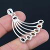 Natural Seven Chakra Gemstone Pendant, 925 Sterling Silver, Handmade Gemstone Pendant Jewerly Gift For Valentine's Day