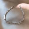 Women Geometric Waterdrop Cubic Zirconia Bracelet Elegant Hand Jewelry