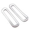 For Volvo XC90 2016- Matte Silver A Pillar Vent Air Outlet Frame Trim 2PCS