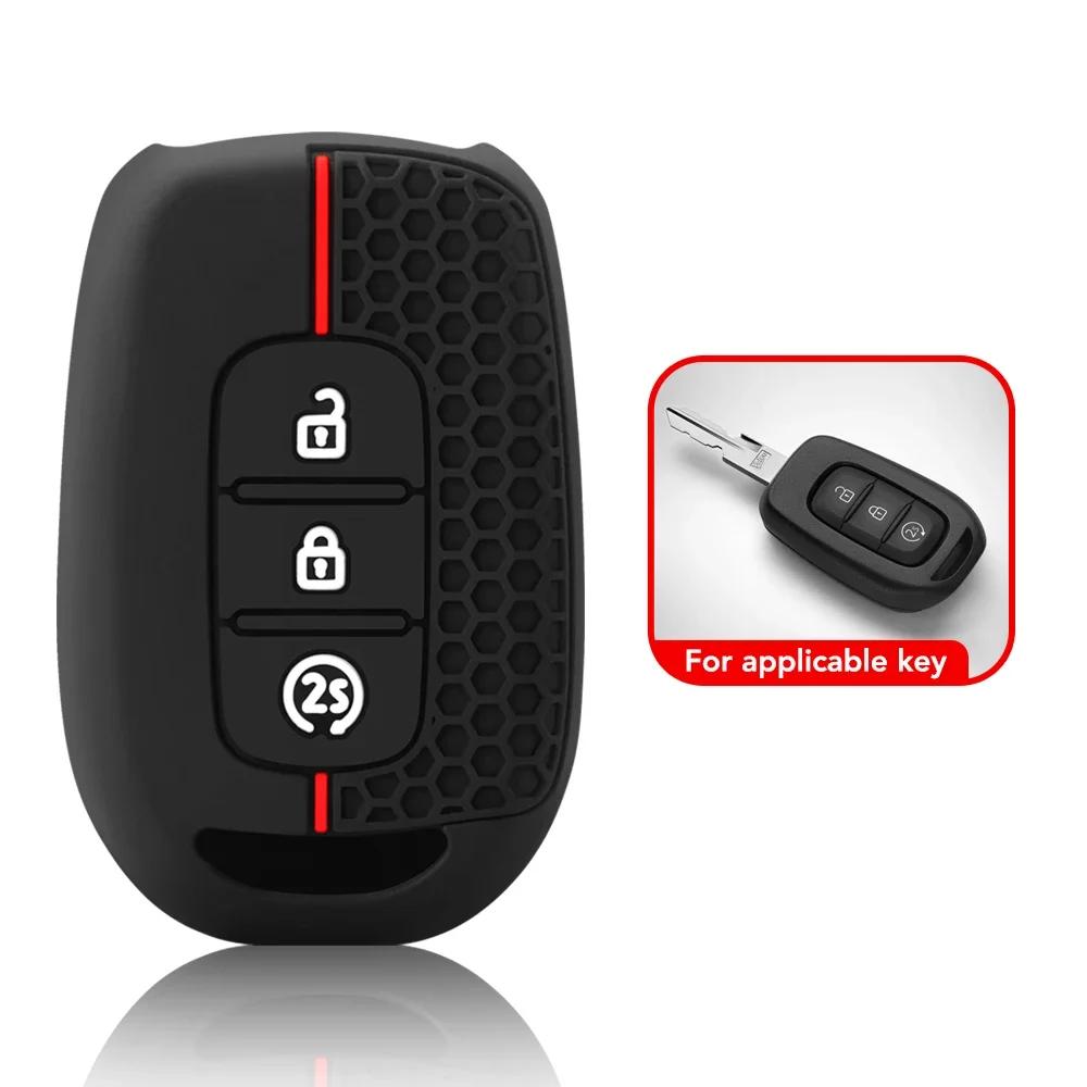 

Силиконовый чехол для ключа для Dacia Sandero Stepway Logan Duster для Renault Dokker Logan Stepway Clio 5 SS2 Renault TWingo Cover