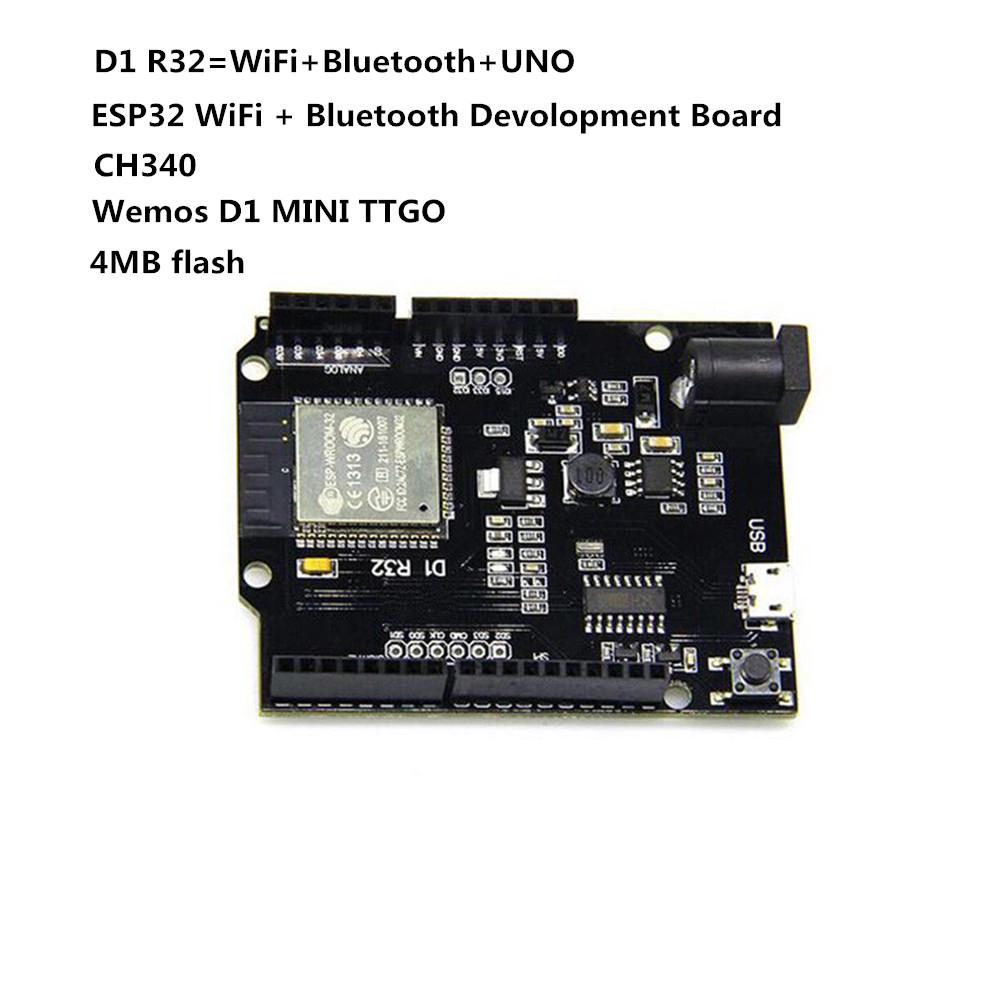 For Arduino Wemos D1 UNO R3 R32 ESP32 WIFI Bluetooth Devolopment Board CH340