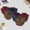 Stylish Plaids Pattern Detachable Collar Styling Accessory Faux Collar Decoative Neckwear For Various Occasion Outfit